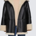 Women’s Vintage B3 Bomber Jacket – Real Leather & Shearling Fur Aviator Coat - Image 2