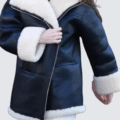 Women’s Vintage B3 Bomber Jacket – Real Leather & Shearling Fur Aviator Coat - Image 3
