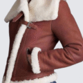 Women’s B3 Bomber Jacket with Fur Lining – Vintage Winter Fashion Statement - Image 3