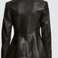 Mystical gothic leather jacket